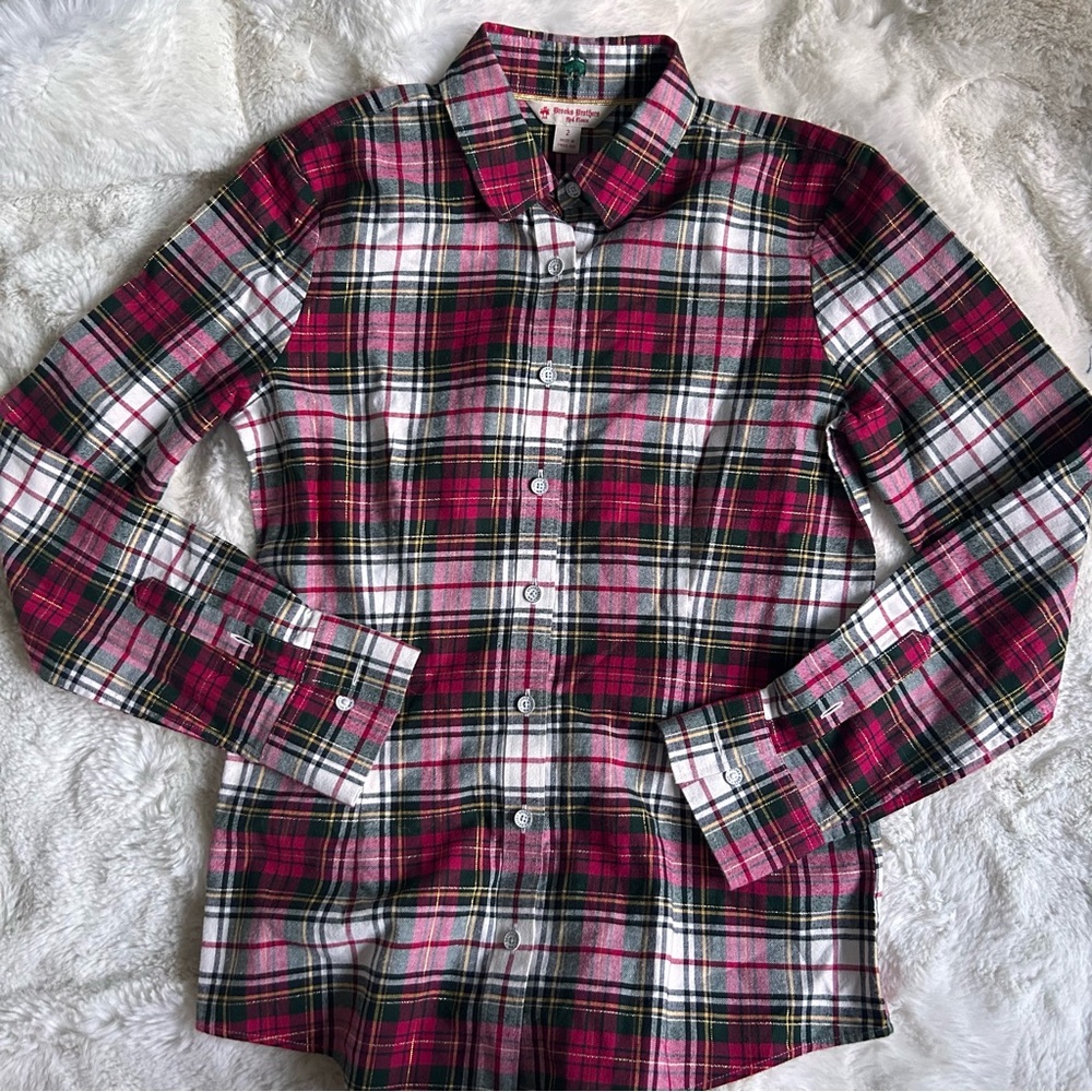 Brooks Brothers Red Fleece Flannel Button Up 2
